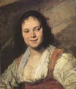 Frans Hals Gypsy Girl (mk05) oil painting on canvas
